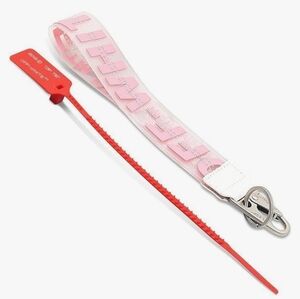 Pink Off-White keychain NWT